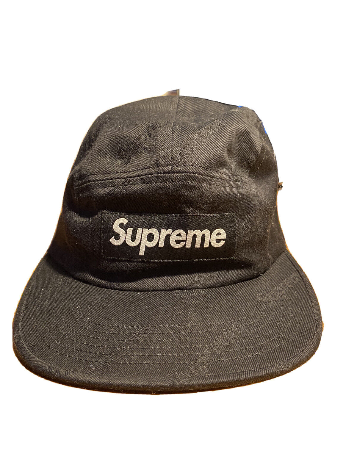 supreme black hat authentic - image 1