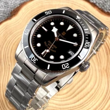 39mm Corgeut Sapphire Glass NH35A Auto Mens Watch Sapphire Glass Snowflake Hands