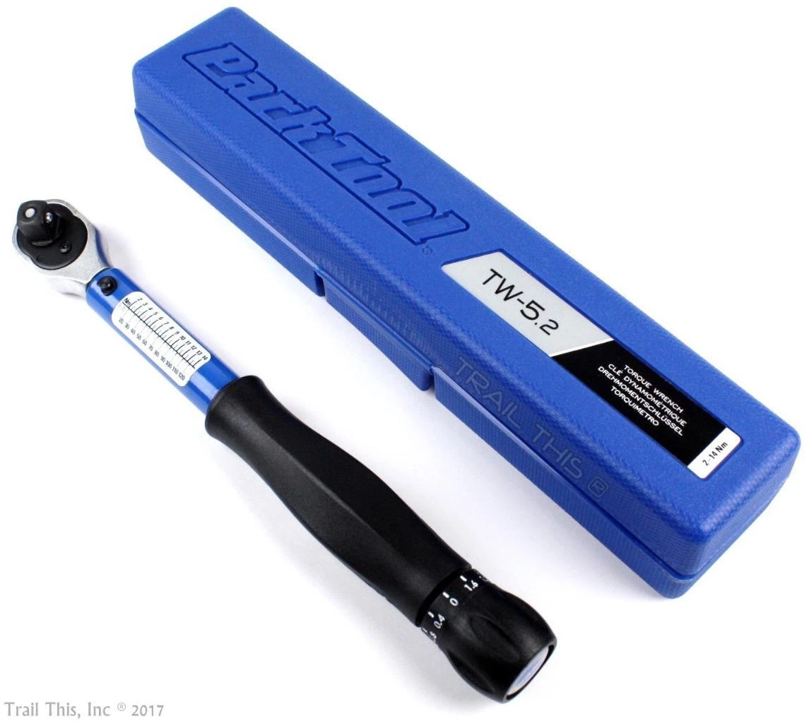 Park Tool TW 5.2 Click Type Ratcheting Bicycle Torque Wrench 3 8