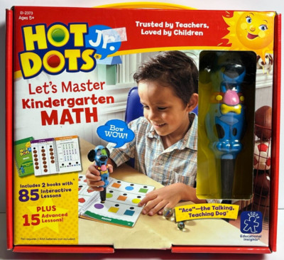 Hot Dots Jr. Let's Master Kindergarten Math Interactive EDUCATIONAL INSIGHTS