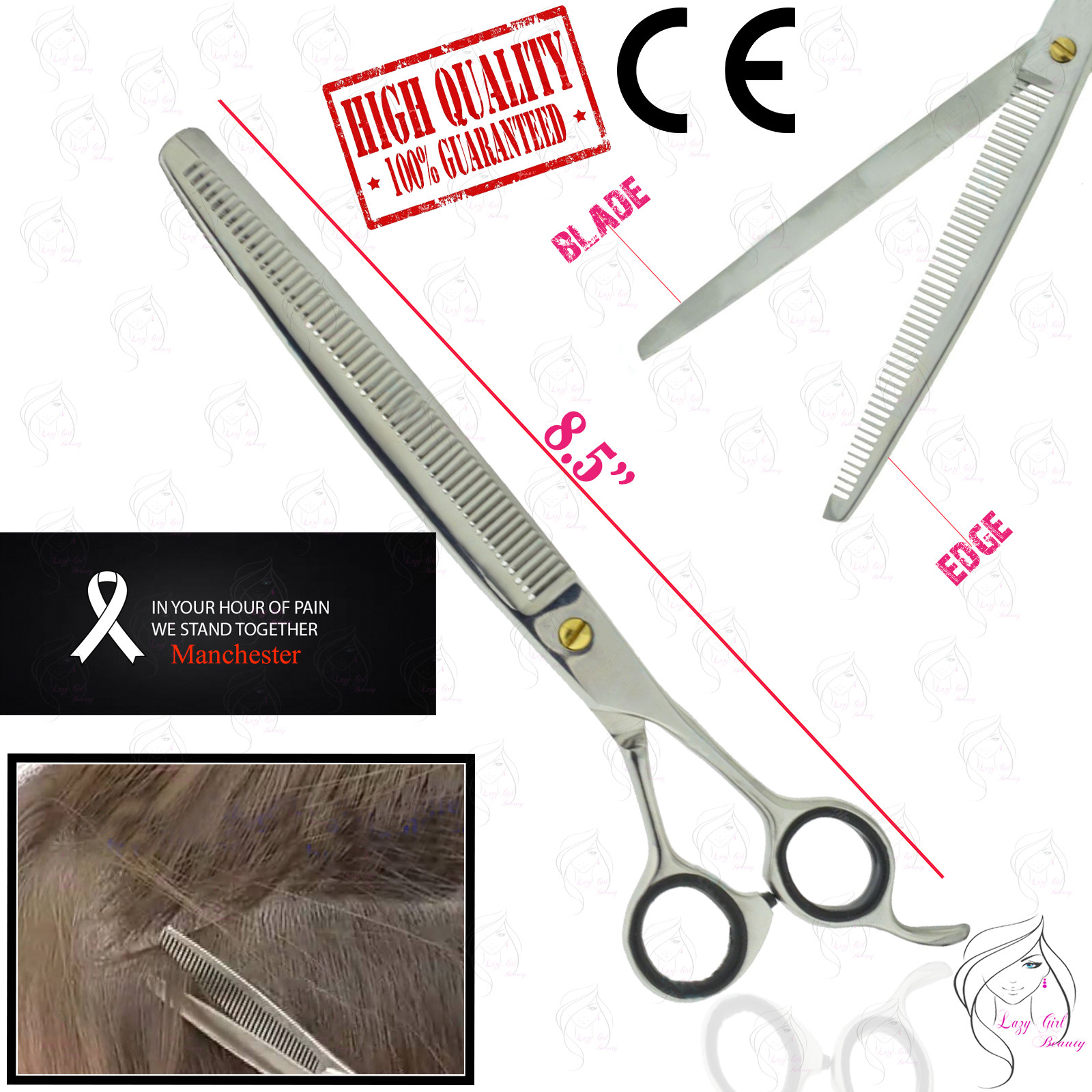 6.5" Professional Pet Dog Cat Hair Cutting Thinning Grooming Scissors