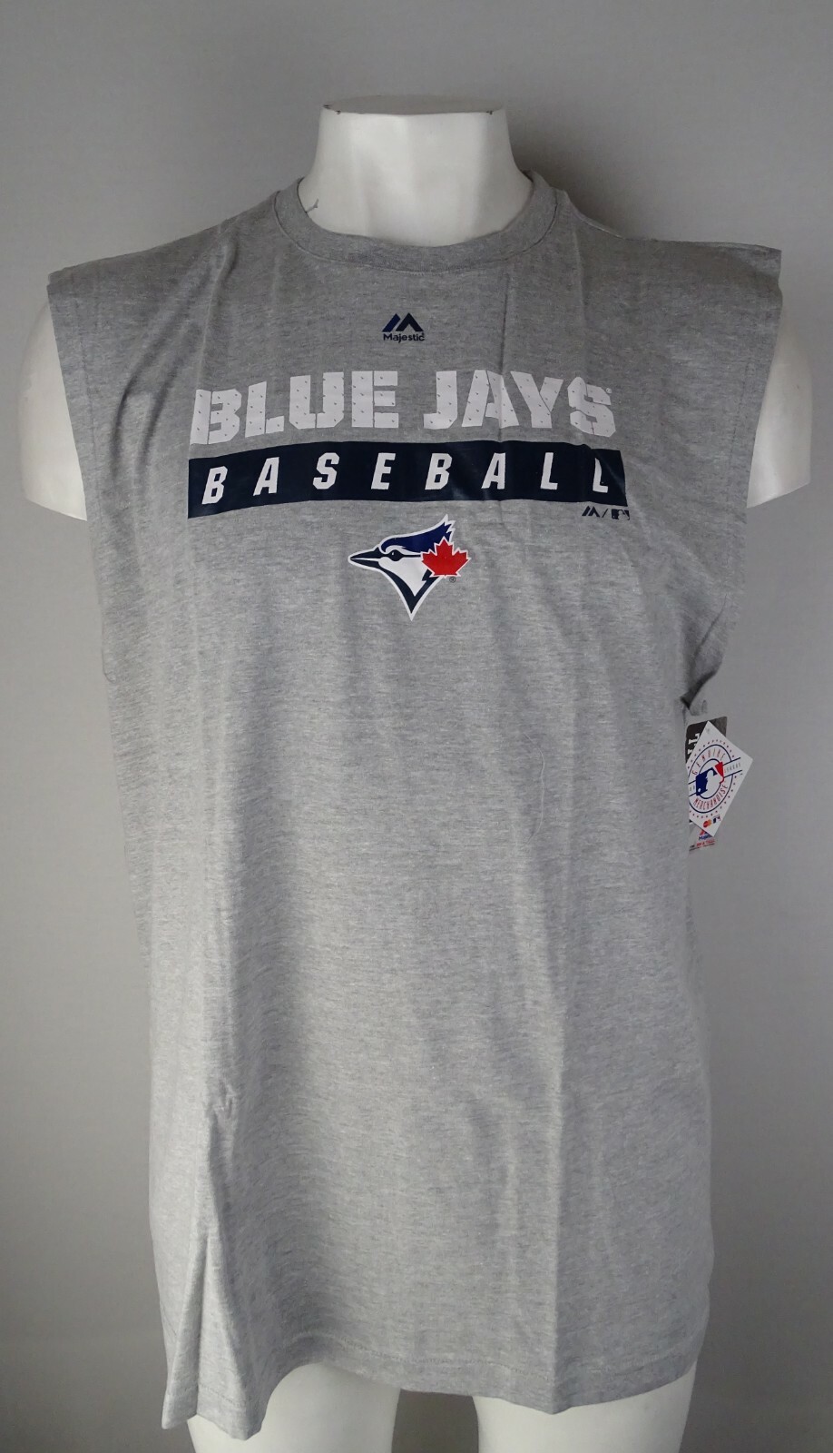 Majestic Toronto Blue Jays Gray Big & Tall Proven Pastime Muscle Tank Top