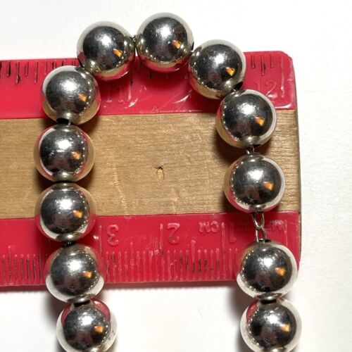 Vintage Silpada Sterlingsilber Perlen Kugel Armband 7,25" Länge - B28 - Bild 7 von 8