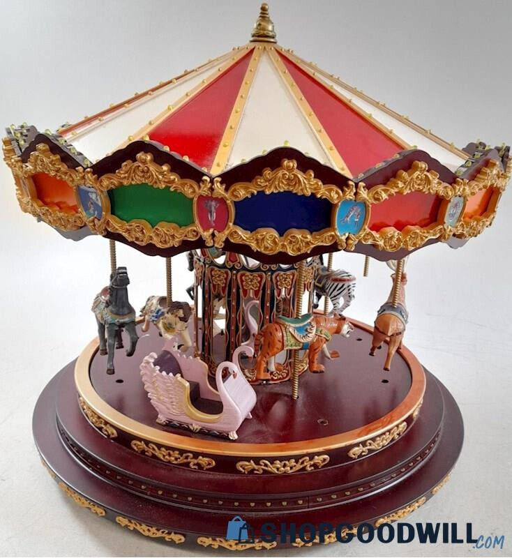 Mr Christmas Gold Label Royal Marquee Carousel in Box 40 Mr Christmas Gold Label Royal Marquee Carousel in Box 40
