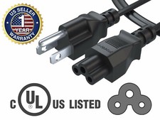 3Ft Power Cord for Laptop Charger 3-Prong