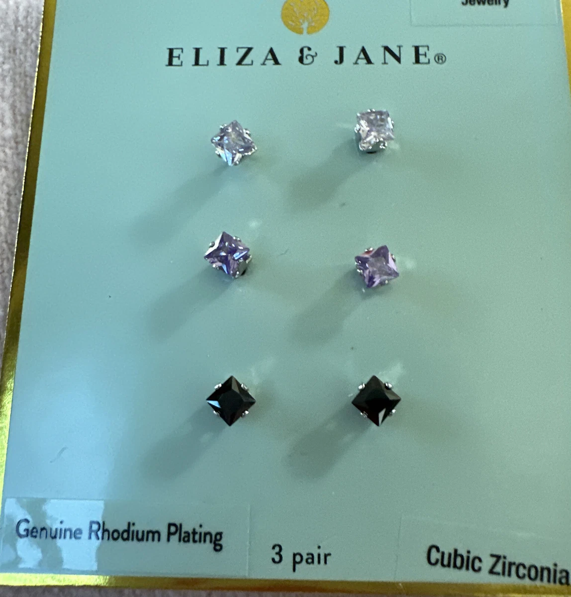 Eliza Jane Genuine rhodium eBay