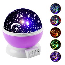 lizber baby night light moon star projector