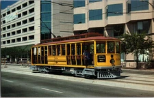 Vtg Postcard Santa Clara County Transit Agency, Trolley 129, San Jose Railroad
