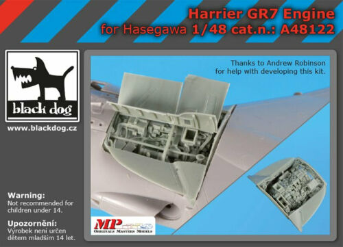 A48122 1/48 Black Dog Harrier GR 7 Engine *Ships From USA* - Picture 1 of 1