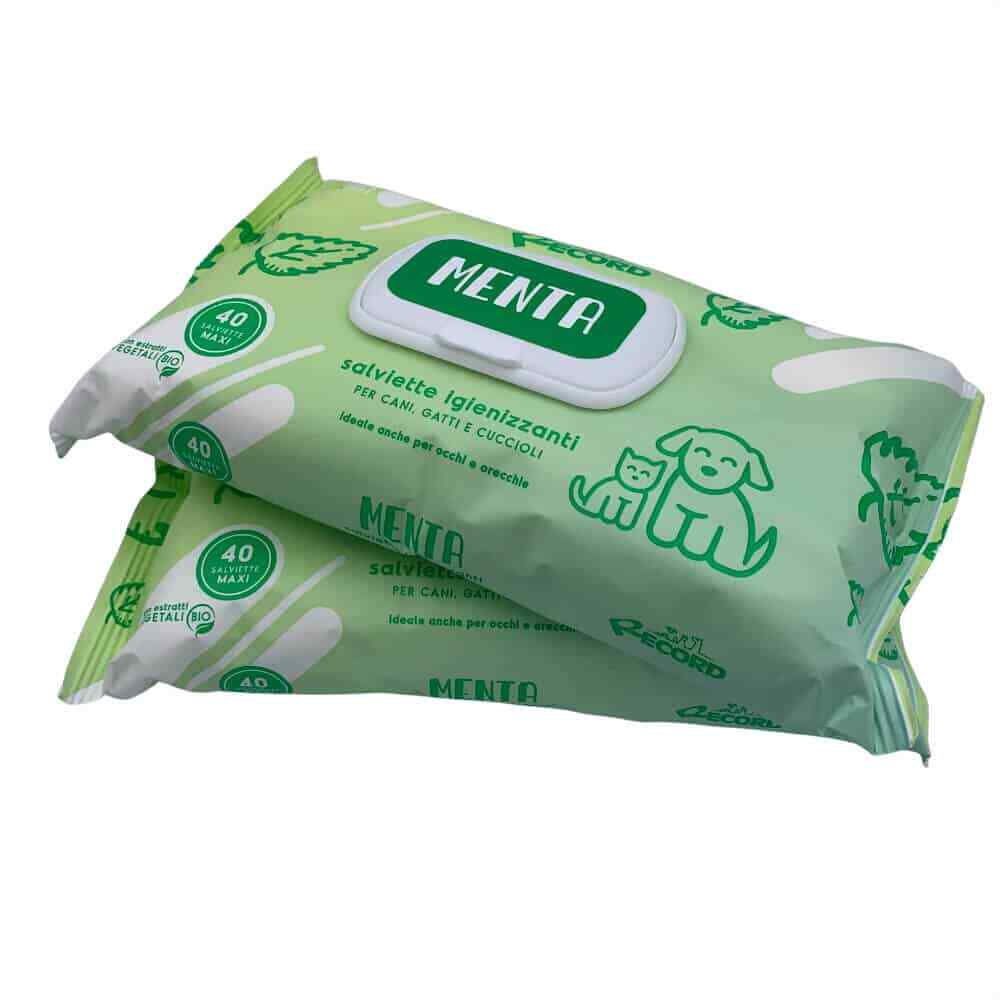 Pet Cleaning Wipes 40 Record Hygienic Dog Cat Puppy Ear Eye Skin Paw