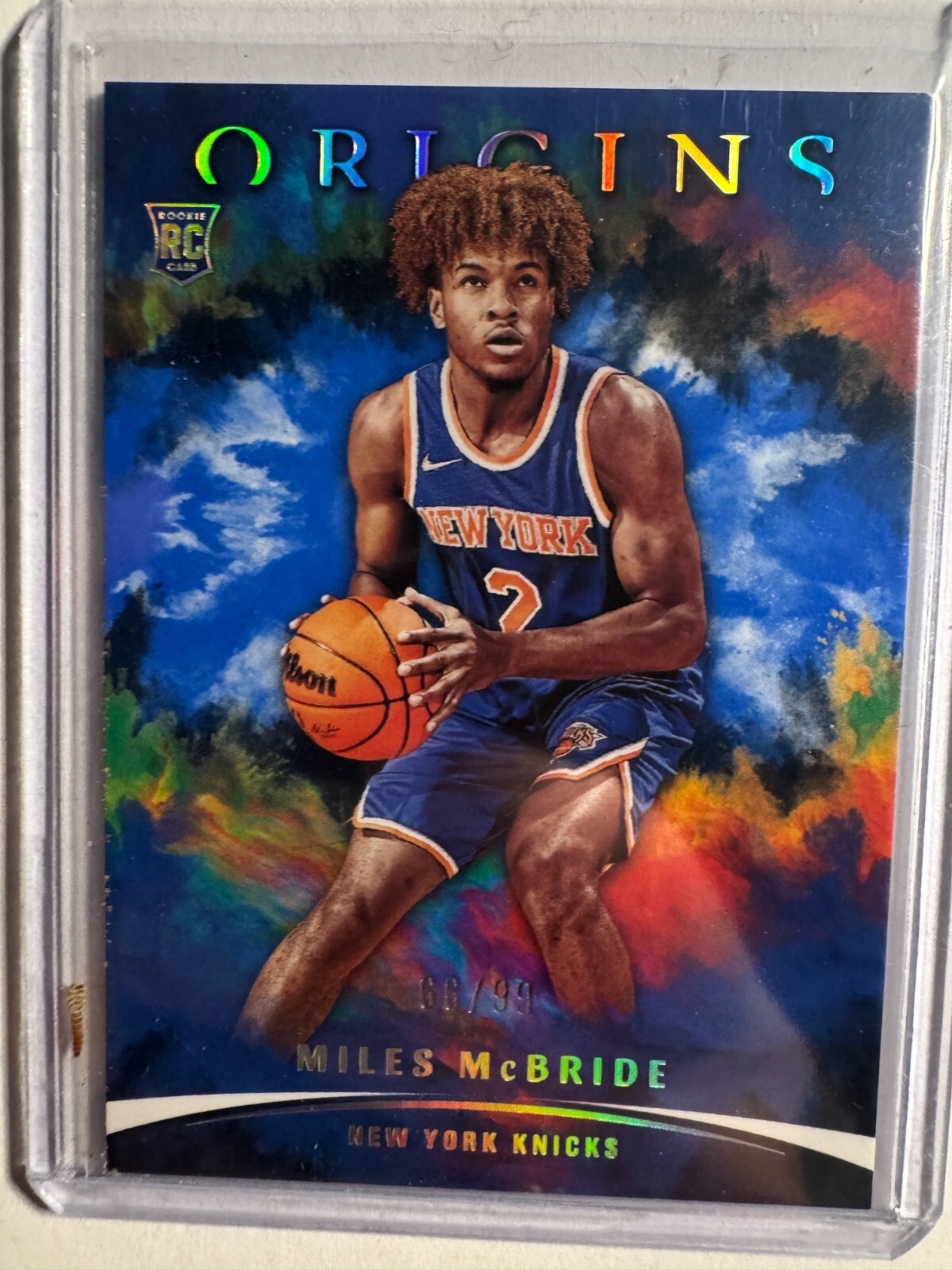K304,111 - 2021-22 Panini Origins Blue #82 Miles McBride #/99