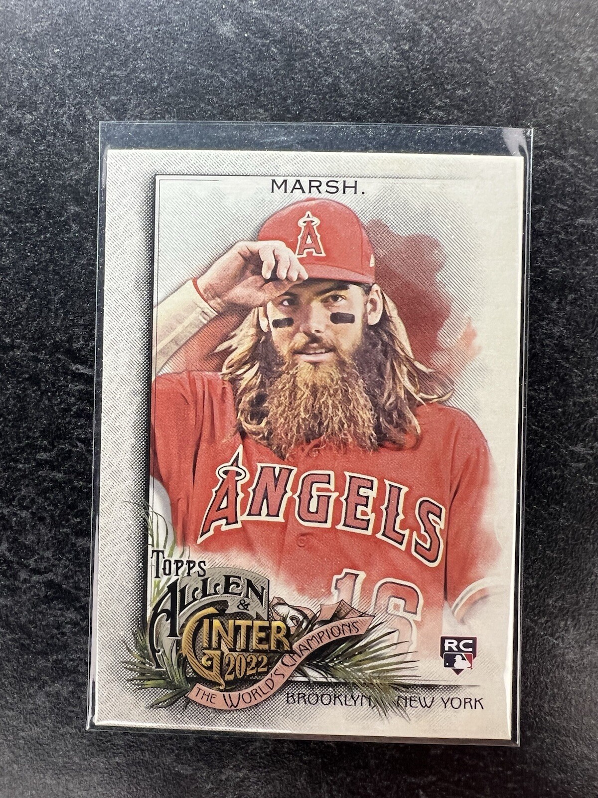 2022 Topps Allen & Ginter - #173 Brandon Marsh (RC) Angels