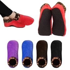 Women Non-slip Warm Non Slip Leopard socks Winter Indoor Home Socks Show Socks