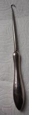 Antique English Sterling Silver Handle Boot Hook