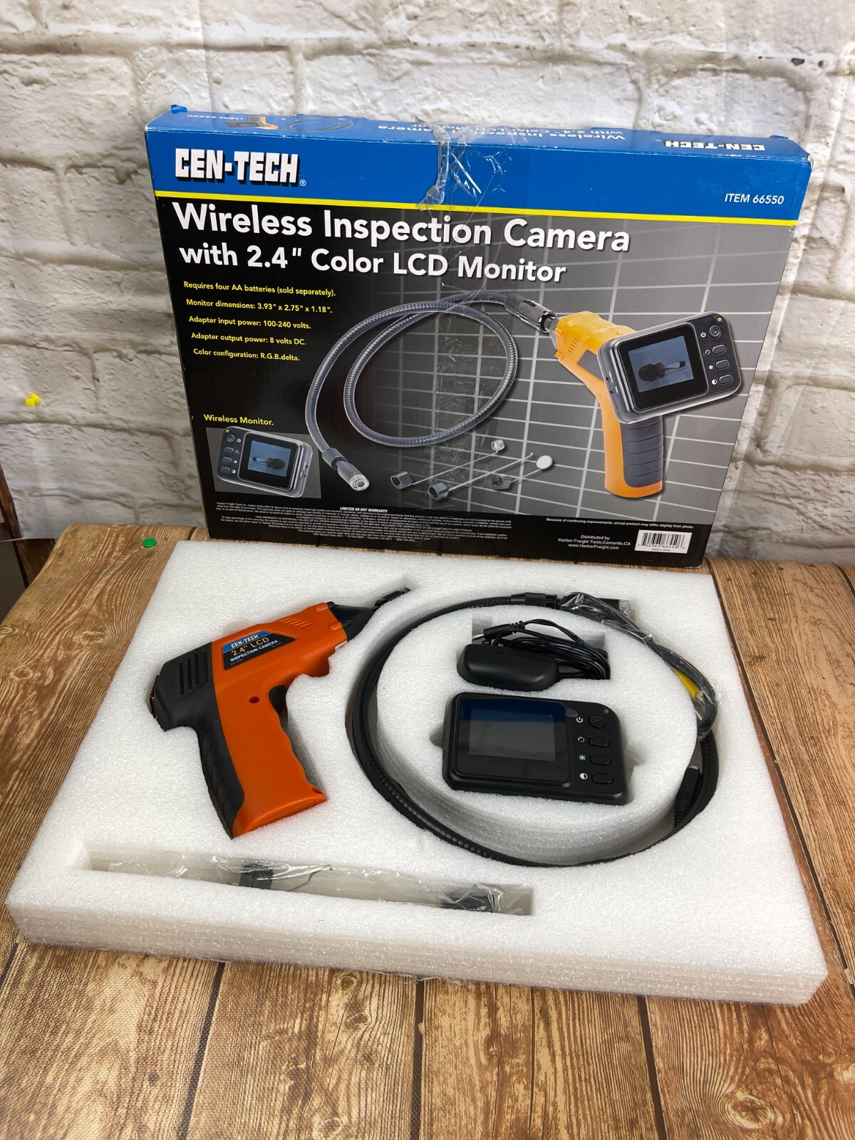 CenTech Wireless Inspection Camera with 2.4