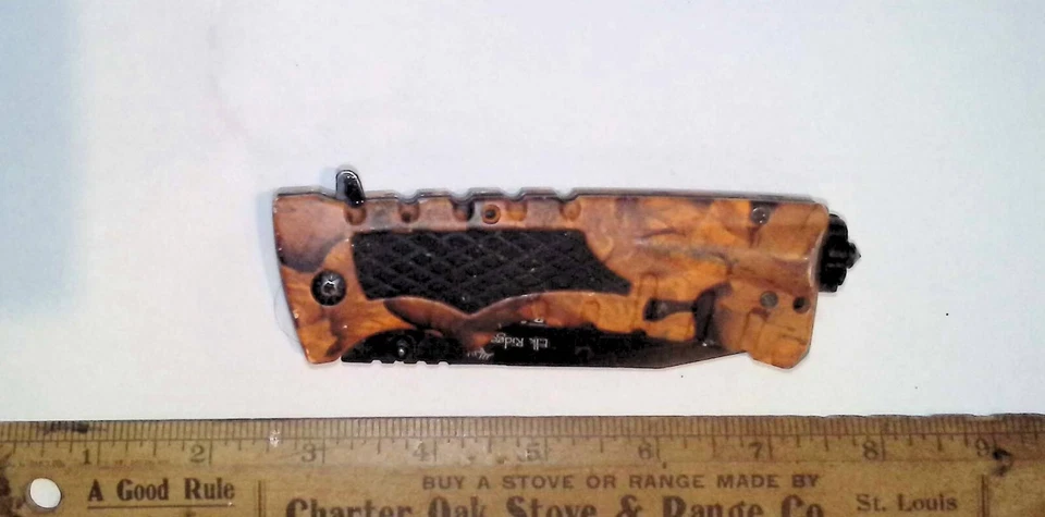 Cuchillo Plegable Elk Ridge Diseño Personalizado Balístico ER-A001 Foto 3 de 4