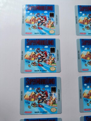 Super Mario Land - Ersatz Game Boy Cartridge Label