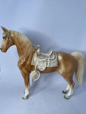Vintage Breyer Traditional Western Horse #57  Palomino Original Light Saddle