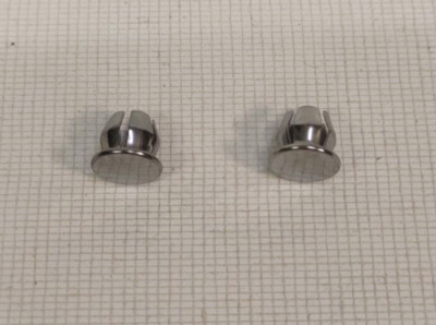 3/8'' Chrome Hole Plugs for tubing, panels, socket/ hex head, wood, etc. Pair