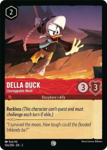 Della Duck - Unstoppable Mom 106/204 Lorcana | Regular | Into The Inklands NM
