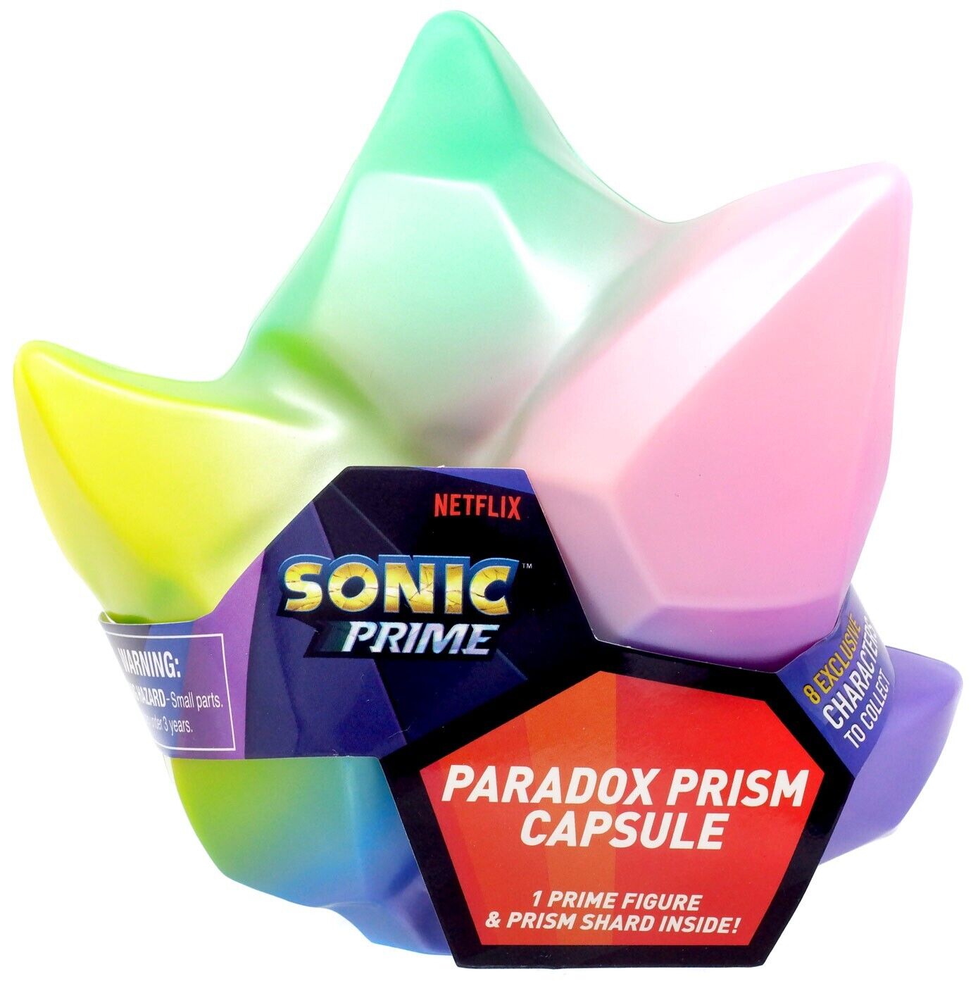 Sonic Prime Paradox Prism Capsule with Figure, Shard and Leaflet – 8 Styles