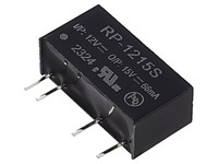 RP-1215S Wandler: Dc/Dc 1W Ueing: 10,8-13,2V Uausg: 15VDC Iausg: 66Ma Recom
