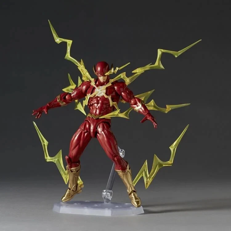 Increíble figura de acción Kaiyodo Revoltech Yamaguchi The Flash nueva en mano Foto 4 de 4