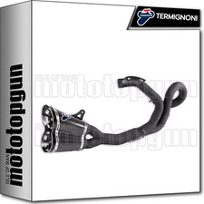 TERMIGNONI SCARICO COMPLETO RACE COLL-NERO D163 CARBONIO DUCATI DIAVEL 2011 11