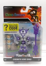 DevSeries Ninja Legends Cybernetic Azure Sensei Action Figure Virtual Code B3