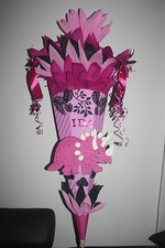 Schultüte / Zuckertüte , Dinosaurier, Dino,Neu &Handarbeit für coole Mädchen !!!