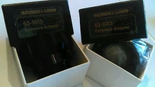 Two each, Bausch & Lomb Visual Back Eyepiece Adapters 63-1013