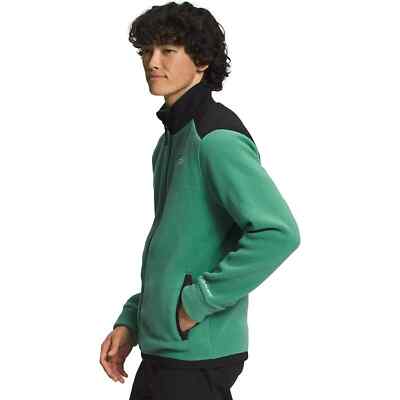 North Face Alpine Polartec 200 NF0A7WWL Men's Green Full Zip Jacket L SGN259