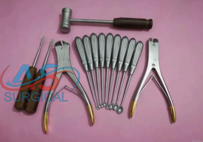 Volkmann Bone Curette Bone Cutters Basic Set of 14 Spine Orthopedic Instruments
