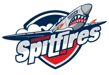 Windsor Spitfires OHL Hockey Logo Mens Embroidered Polo XS-6X, LT-4XLT New