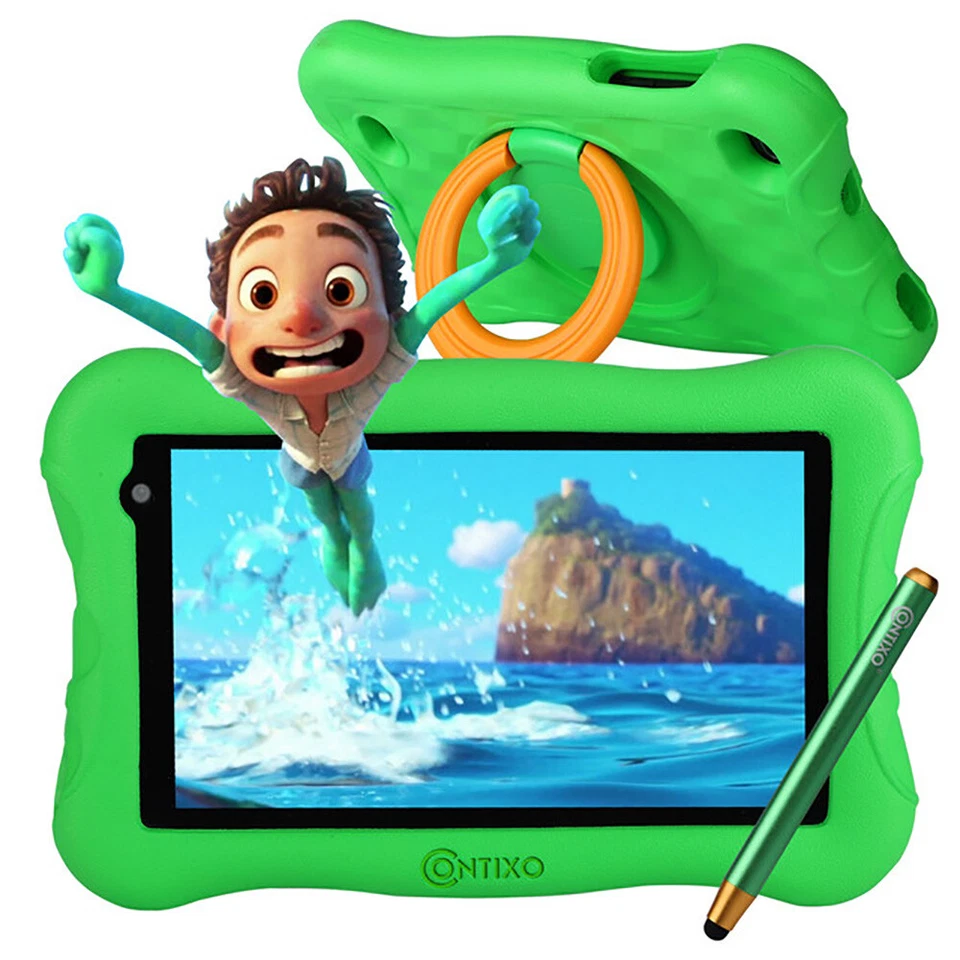 Contixo V10+ 7" Inch Learning Kids Tablet, Wi-Fi, Quad Core, Ages 3-7 Toddler - Image 3 of 4