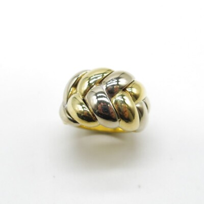 750/- Gold Bicolor - Ring Damiani Geflochten- Gr.56 - ca.22.15gr.