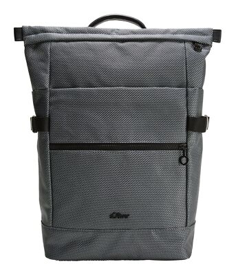 s.Oliver Backpack Rucksack Laptoprucksack Rucksack Grey / Black grau Neu