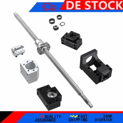 SFU1605 Kugelumlaufspindel Festlager ＆Motor Mount Kupplung Schrittmotorgehäuse