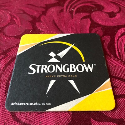 BULMERS - STRONGBOW - SERVIEREN EXTRA KALT - BIERDECKEL - TABLETT 114