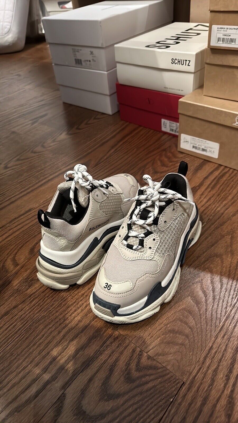 限定品 グッチ バレンシアガ Triple S トリプルS 36