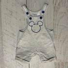 DISNEY baby boys sz newborn one-piece OVERALLS  0000 COTTON MICKEY MOUSE