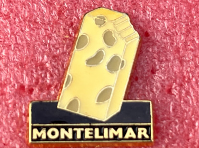 T09 NOUGAT Pins by MONTELIMAR and CORNER COINDEROUX Paris Vintage Lapel Pins