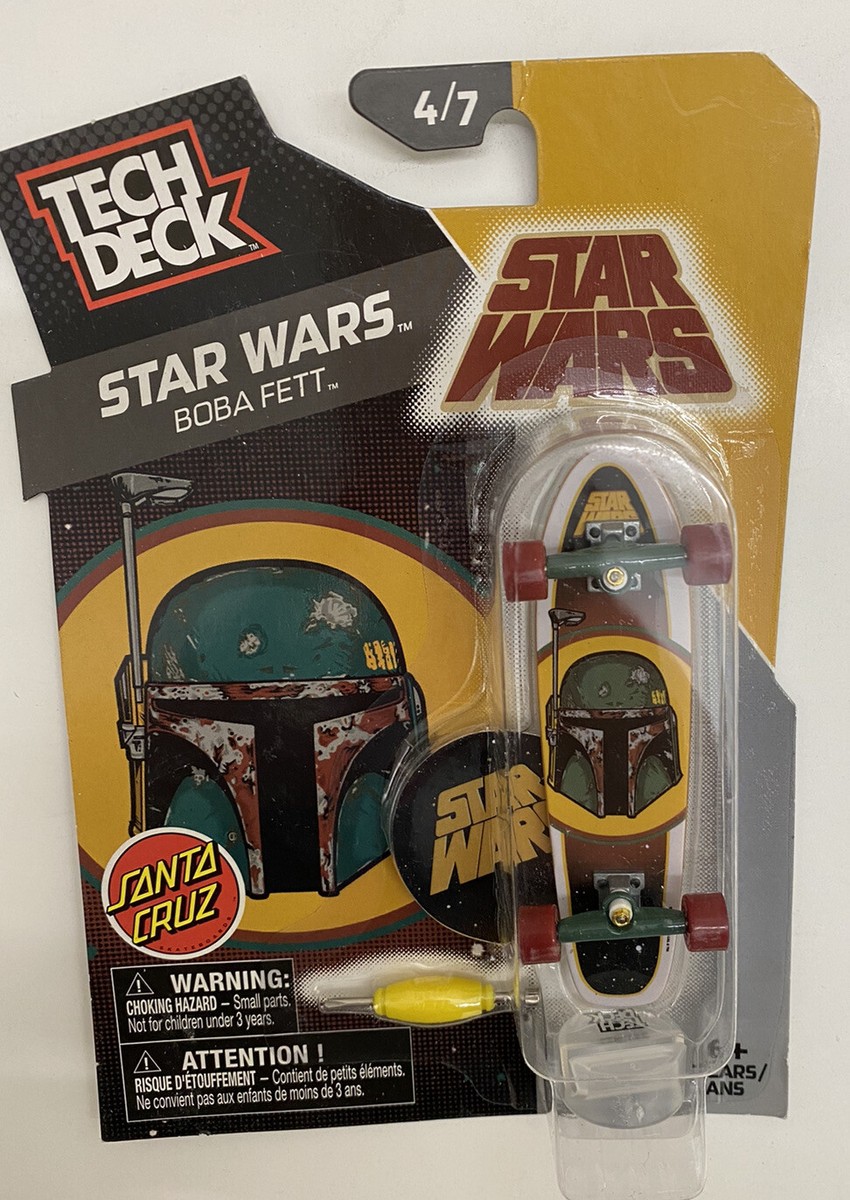 Star Wars Boba Fett Santa Cruz Tech Deck Fingerboard Skateboard 4 