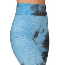 Leggings Capri Hose 3D Push Up Perfect Shape Gym Yoga Sport Damen Elastisch 3/4
