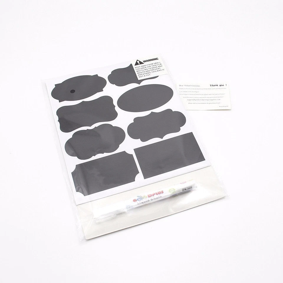 黑板标签品种捆绑包节省您的钱:73 贴纸+可擦白色 — 第 4/4 张图片