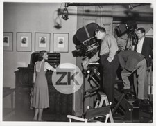 Ingrid Bergman Ratoff Intermezzo Camera Tournage Filming Crew Photo 1939