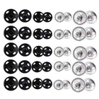 50 X Snap fasteners Sew-on Snap Fasteners Poppers Huge press Studs Assorted size