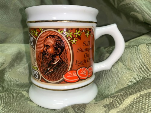 Franklin Corner Store 1985 Retro Smith Bros. Taza de porcelana para café con gotas para la tos - Imagen 4 de 6