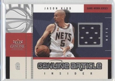 2003-04 Fleer Genuine Insider Article Jerseys 182/400 Jason Kidd #GA-JK HOF 0v1