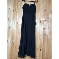 NWT Lulus Sweeney Black Sleeveless Maxi Dress Wedding Formal Cocktail Sz L